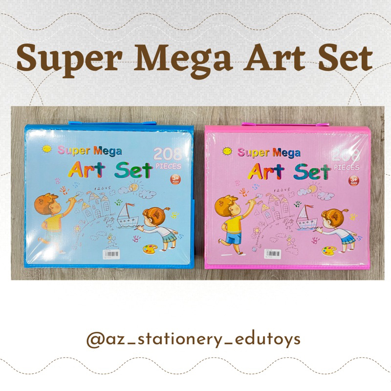 

Art Set 208 / Super Mega Art Set / Artset isi 208 / Crayon Viral Alat Menggambar dan Mewarnai