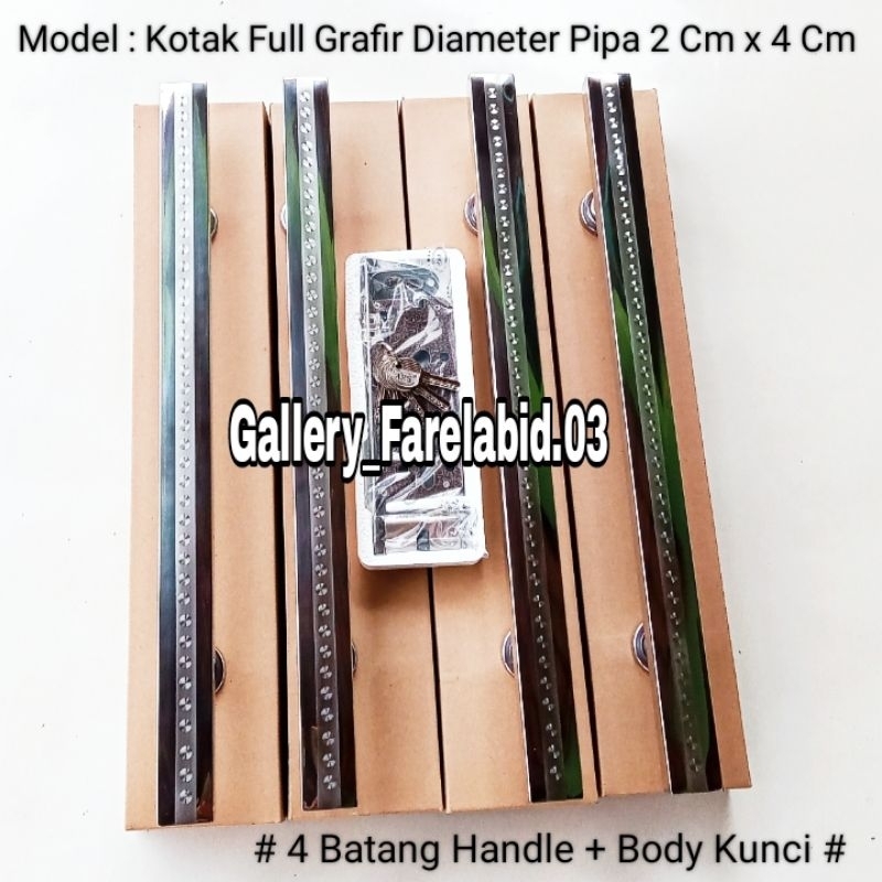 150 Cm Set Kunci Handle Pintu Rumah Stainless Steel Kotak Grafir 120 Cm Gagang Pintu 100 Cm Pegangan Pintu Kupu Tarung 1 Meter Tarikan Minimalis