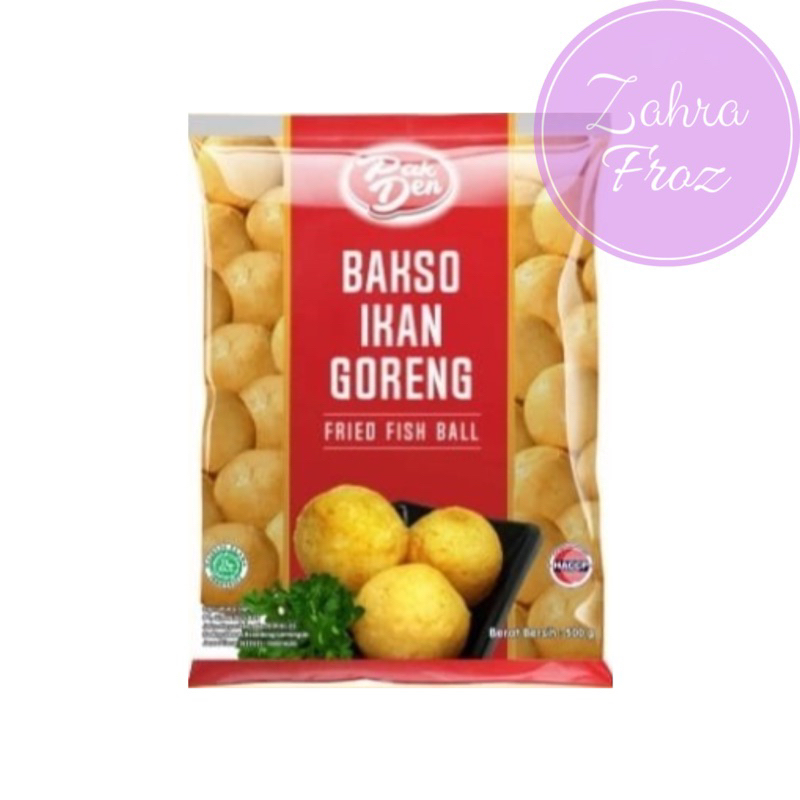 

PAK DEN BAKSO IKAN GORENG 500 GR