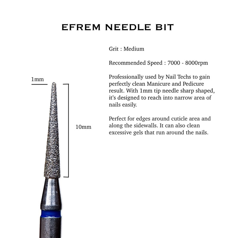 Efrem Needle Russian Nail Bit for Manicure