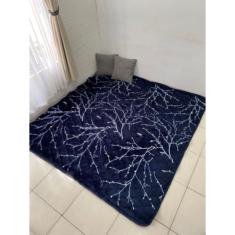 KARPET SELIMUT FATA JUMBO SUPER EMPUK BULU HALUS TERLARIS KARMUT PIKNIK