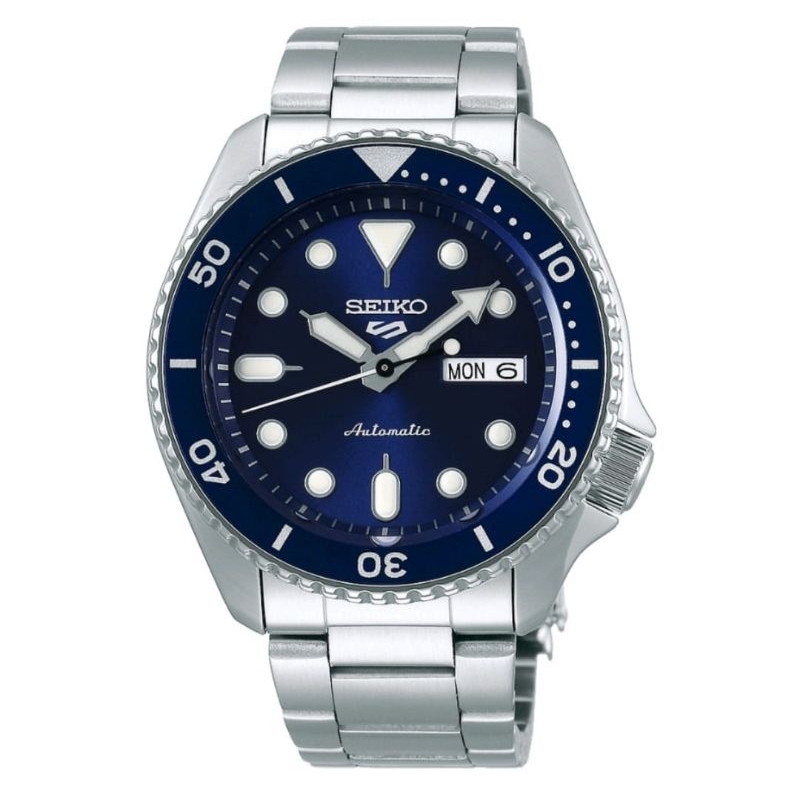 Jam Tangan Pria Seiko 5 Sport SRPD51K1 Automatic Blue Dial Stainless Steel