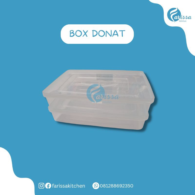 BOX DONAT PLASTIK MURAH