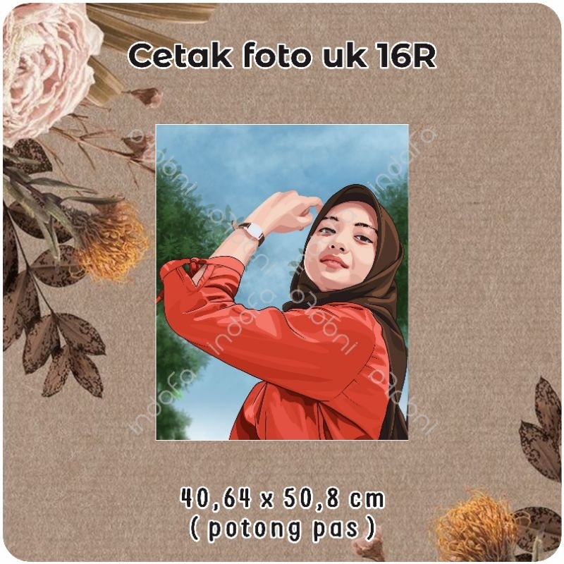 Cetak Foto 16R Luster