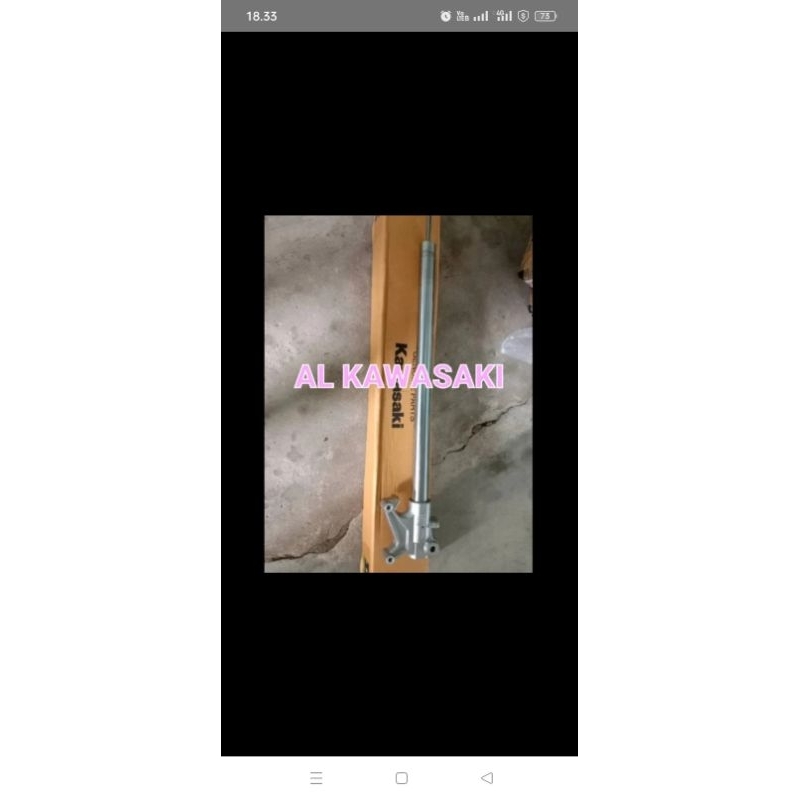 As shock pipa sok depan USD Klx 150 BF klx150bf original kawasaki