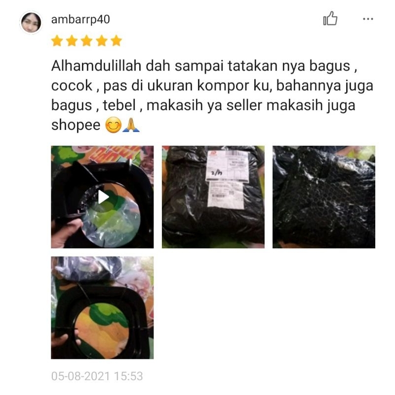 TATAKAN KOMPOR RINNAI KAKI 6/TUNGKU KOMPOR RINNAI KAKI 6 DUDUKAN KOMPOR GAS ORIGINAL SUPER TEBAL