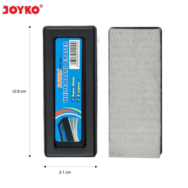 

Whiteboard Eraser Penghapus Papan Tulis Putih Joyko WE-1205 5 Layers