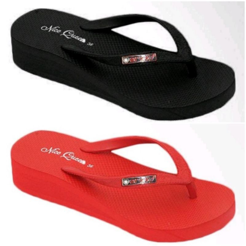 Ando Nice queen sandal wedges Original tinggi Hak 3.5cm