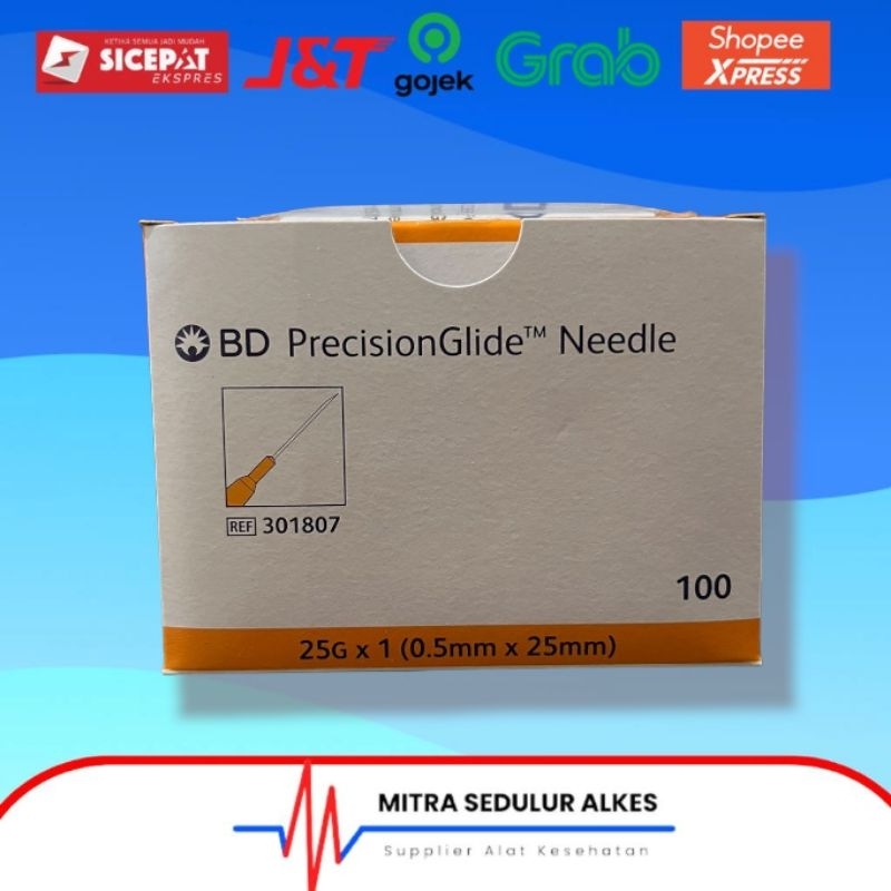 Jarum BD Needle BD 25G x 1