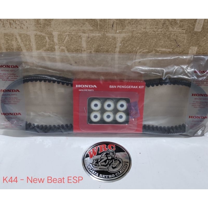 V Belt Vanbelt Set Roller Honda Beat Fi ESP - Street - Pop K44 Original AHM