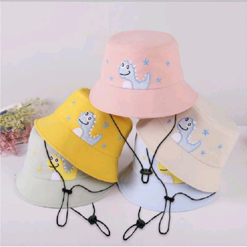 Topi bucket hat anak dino bintang 3 (usia 2-8th)