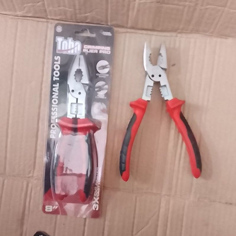 Tang Kombinasi 8" TOHO Multifungsi/TANG CRIMPING PRO TOHO 8 INCH MULTIFUNGSI