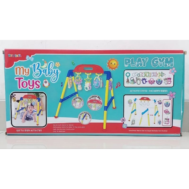 play gym / mainan krincingan anak bayi edukasi / my baby toys / baru