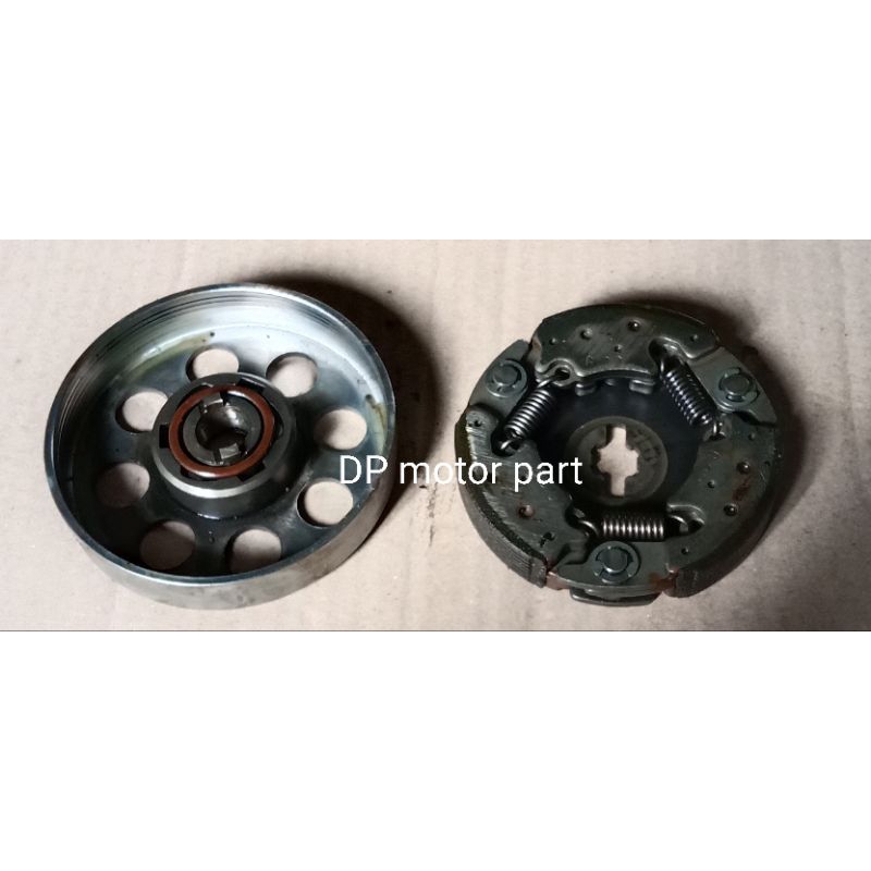 rumah kampas kopling ganda mangkok lonceng kopling ganda suzuki RC 80 100 110 bravo sprinter crystal