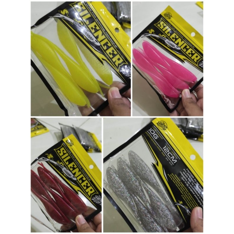 BABY OZMY SILENCER ORI 12 cm, SILENCER MINI OZMY ORIGINAL free hook 1 pcs