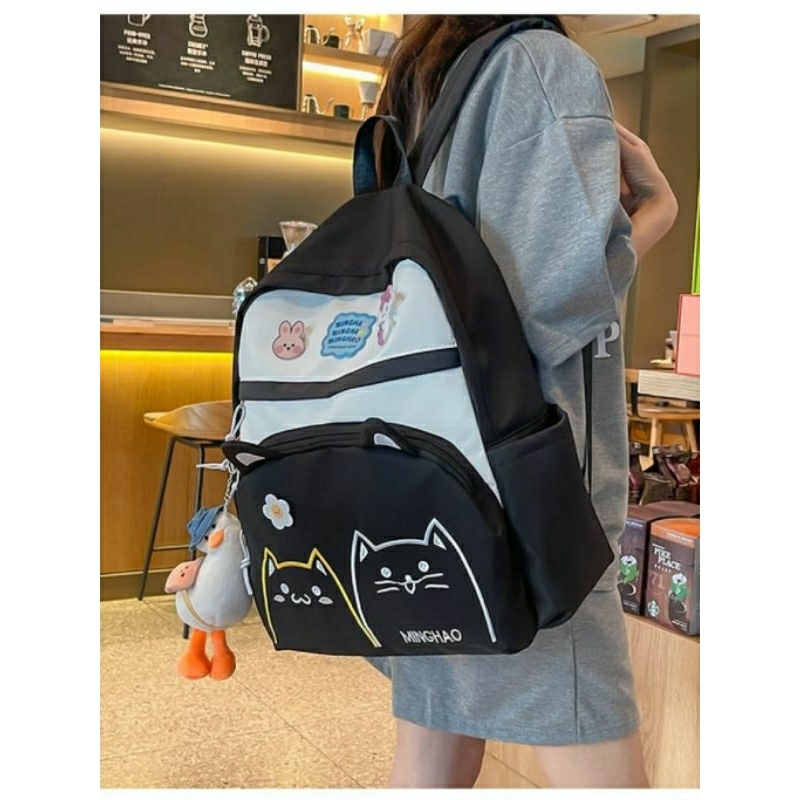 Arifirn Minghao - Premium Tas Ransel Sekolah Wanita