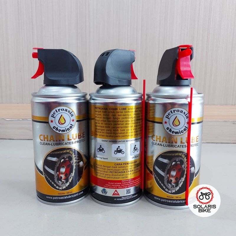 Petroasia Chain Lube 300ml Pelumas Rantai Sepeda Motor Spray