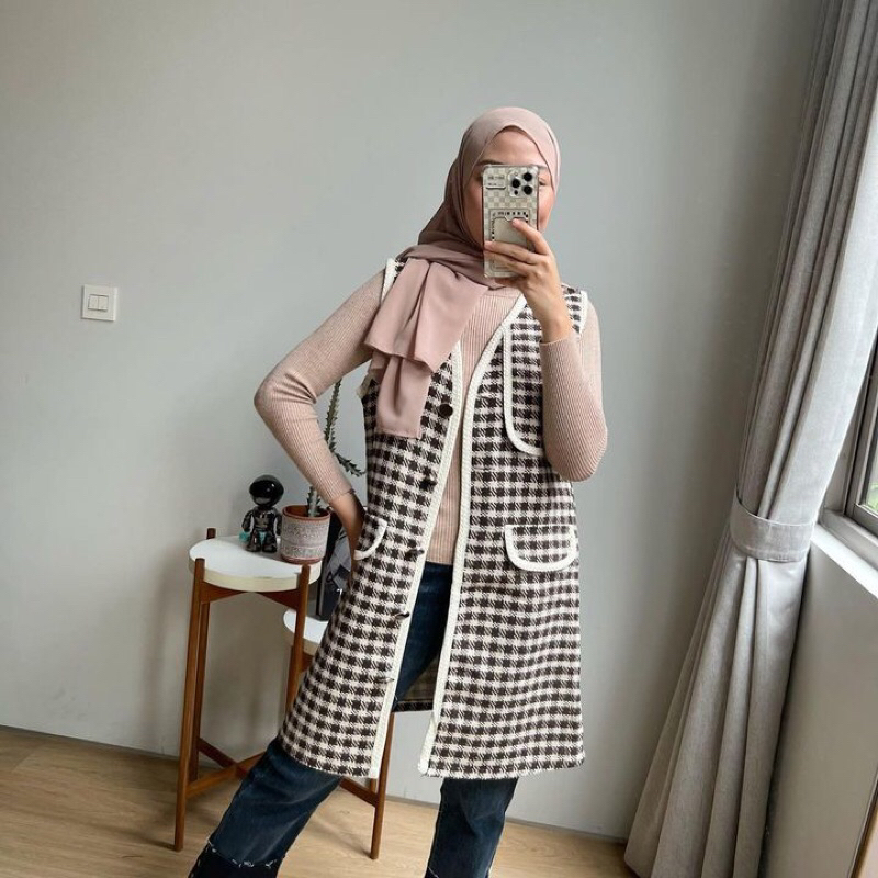 Yoryu Tunic Set by Oclo | Tunik rompi vest premium import bangkok