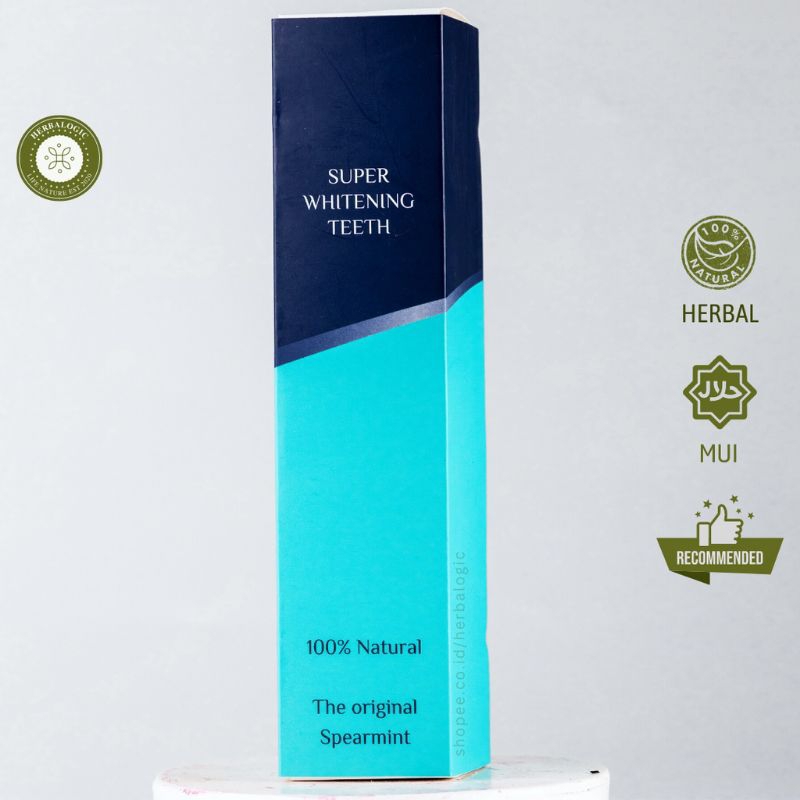 SUPER WHITENING TEETH Original Asli Pemutih Gigi Herbal