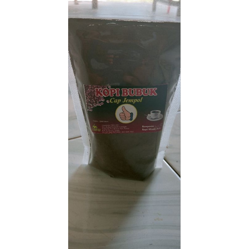 

kopi asli Lampung kemasan 200grm