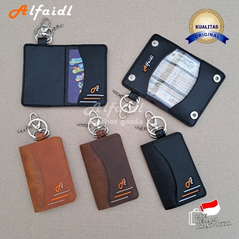 TERLARIS Dompet STNK MOBIL/MOTOR Gantungan Kunci MOBIL/MOTOR Dompet MOBIL/MOTOR Original Alfaidl