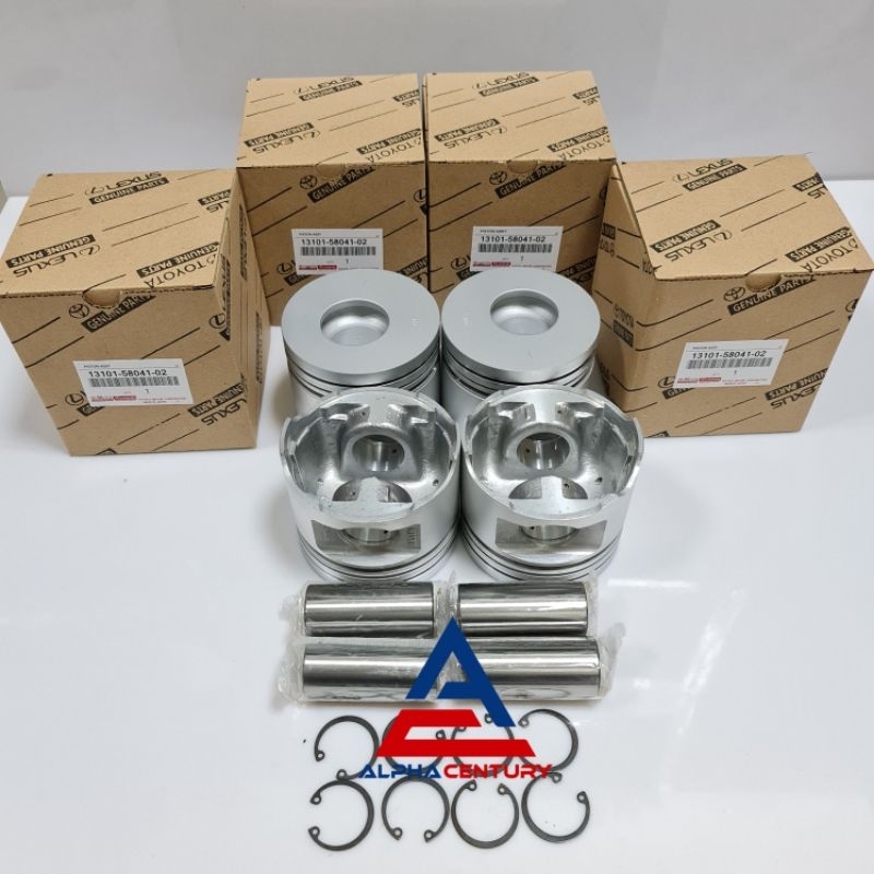 PISTON ASSY TOYOTA  RINO 14B RINO PS115 PS 115 ORI GARANSI 1 BULAN