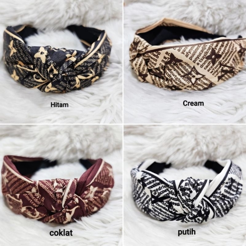 Bando korea Branded Band Tidak Bikin Sakit waktu di pakai Premium Quality bando Branded band Bandana fashion 0029