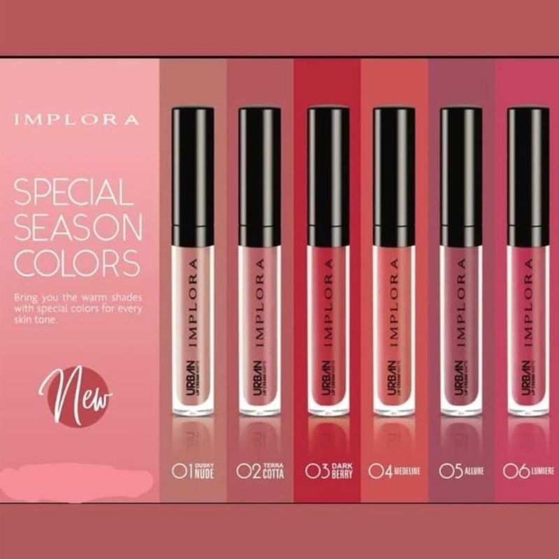 ￼IMPLORA LIP VELVET | LIP CREAM IMPLORA LIPSTIK BPOM ORIGINAL