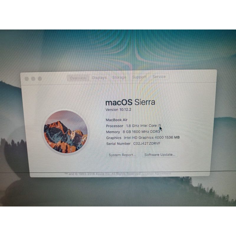 OBRAL..MAc air 13 IN 2012.ram4 SSD 64CORE I5  ..cmra rusak dan dent