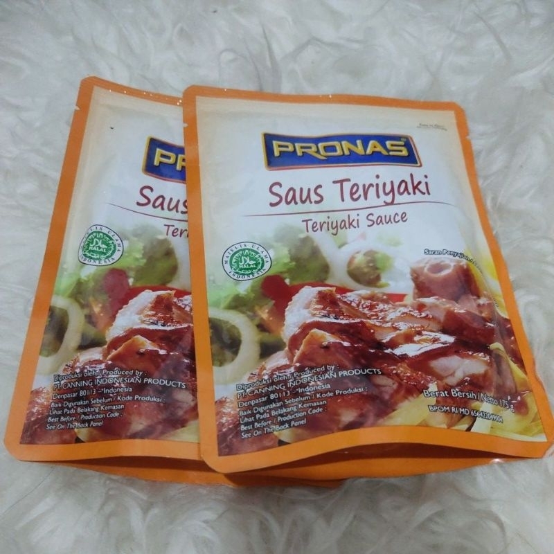

Pronas saus teriyaki 175gr