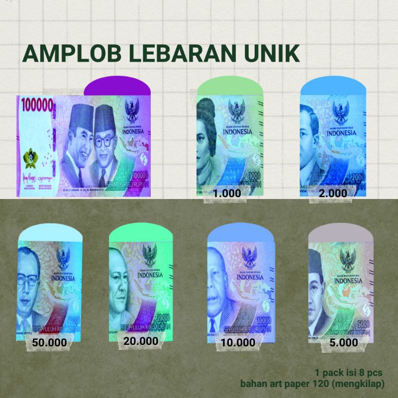 

Amplop THR unik | amplop THR uang | ampau hari raya | ampau atm | amplop uang baru