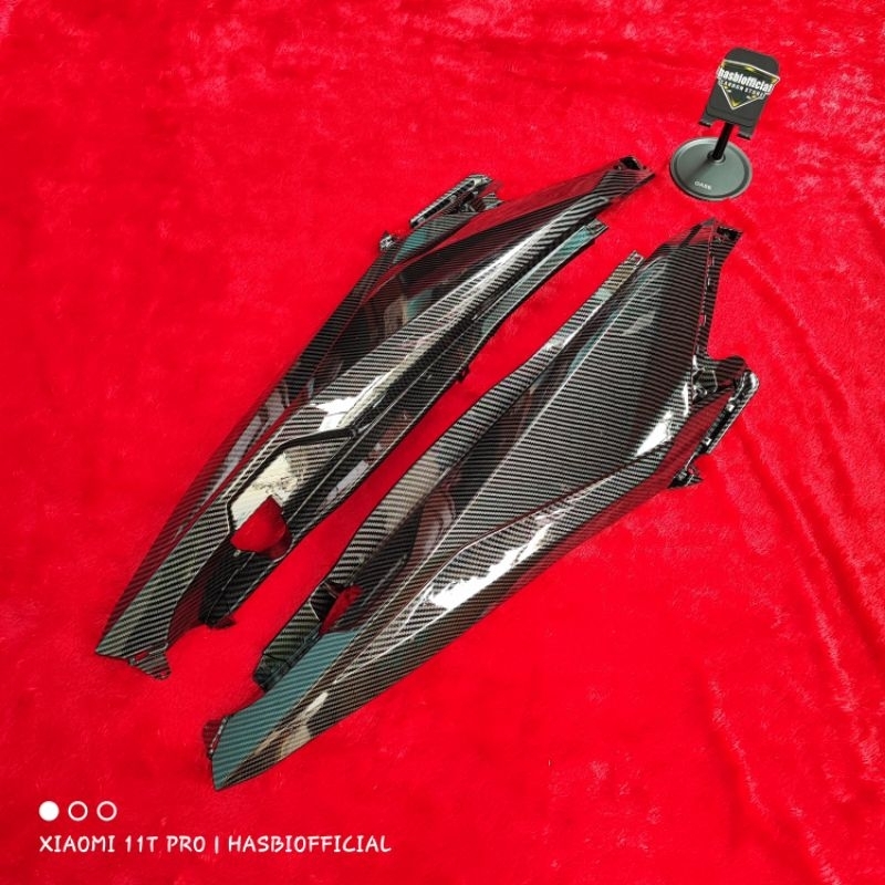 BODY SAMPING BELAKANG VARIO 125 150 ESP LED OLD LAMA CARBON