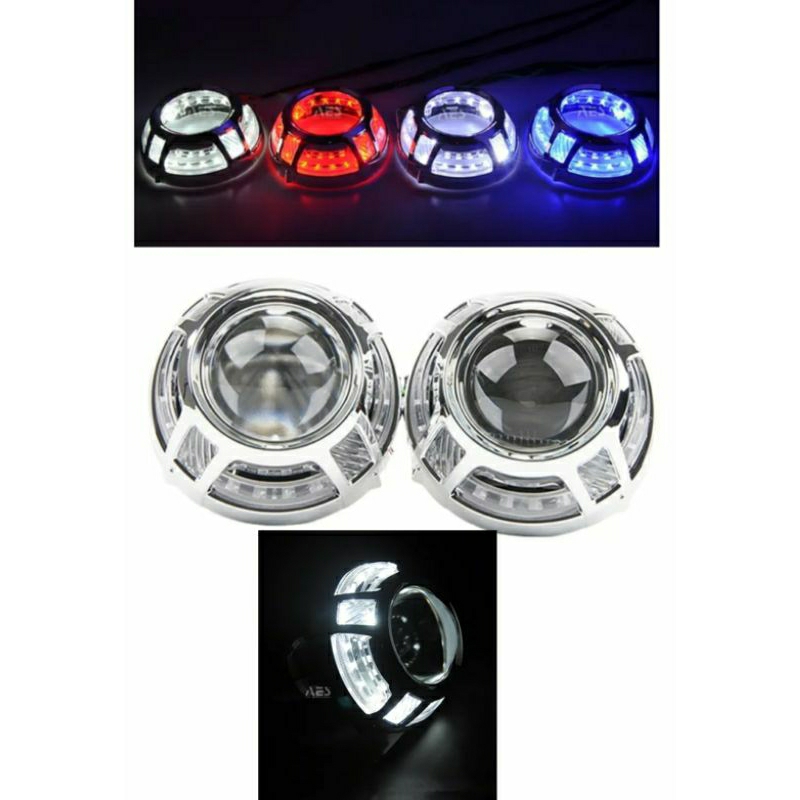 PROJIE HID LENSA SUPER 3.0 INCH SHROUD MACAN I PROJECTOR HID MOBIL MOTOR