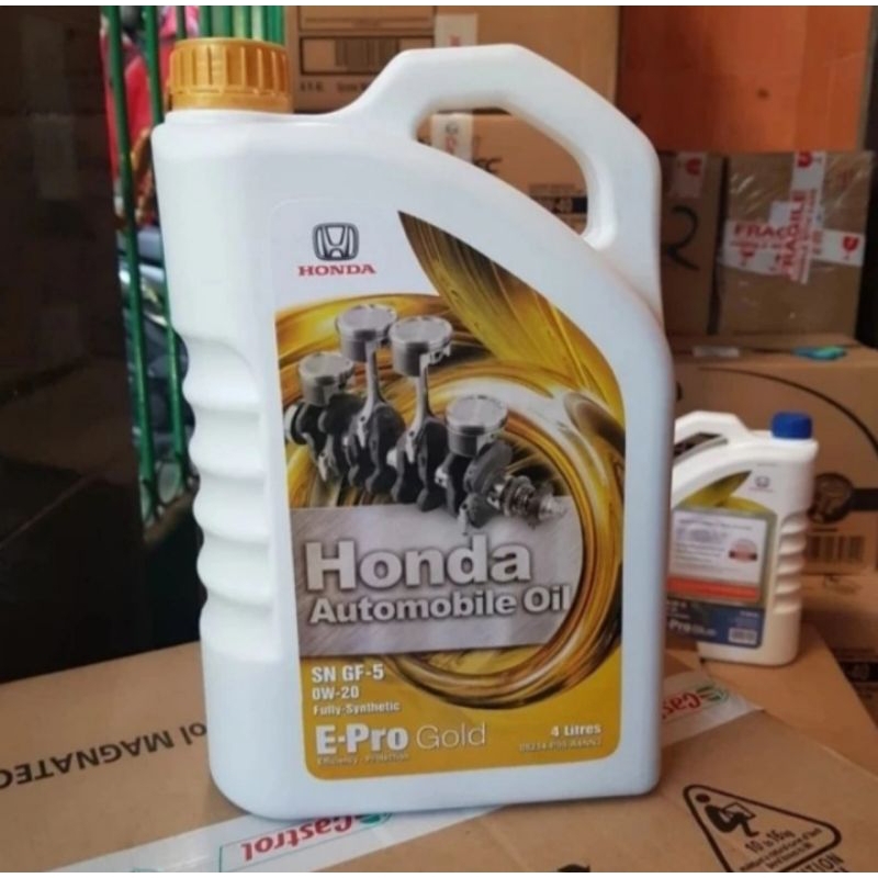 oli mesin Honda E Pro Gold 0W-20 SN Fully synthetic oil 4Liter