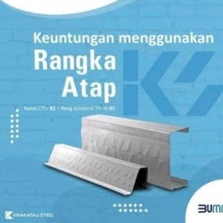 Reng baja ringan KS Krakatau Steel / reng baja SNI