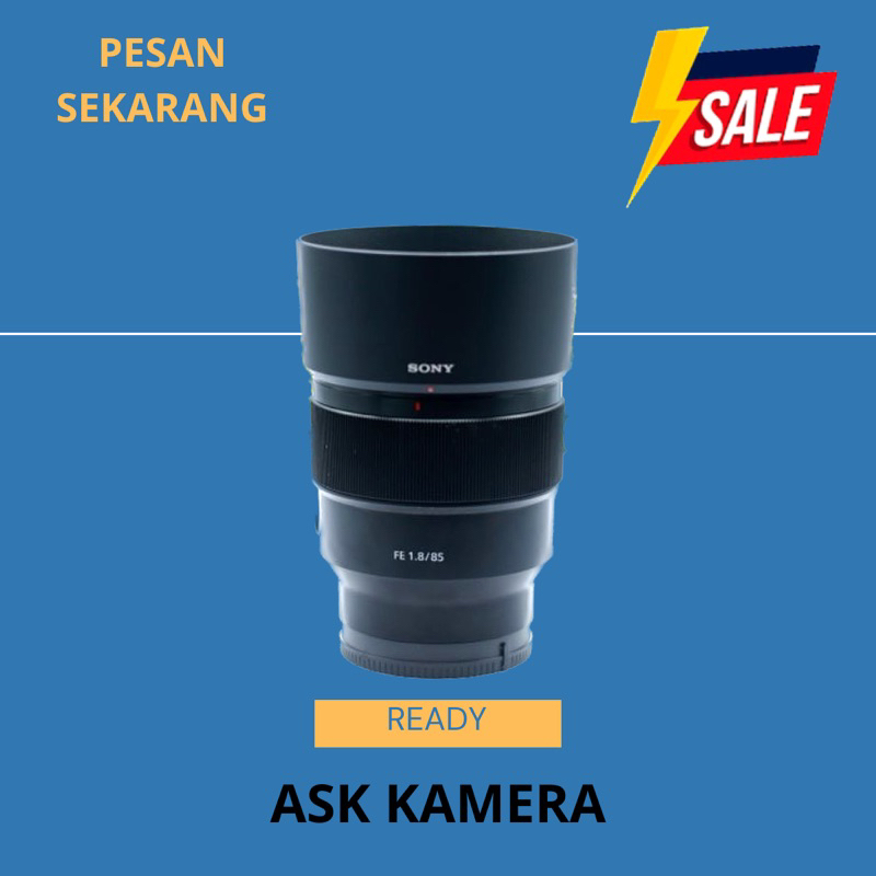 LENSA FIX FE 85MM SONY  F1.8 SUPER BOKEH TAJAM