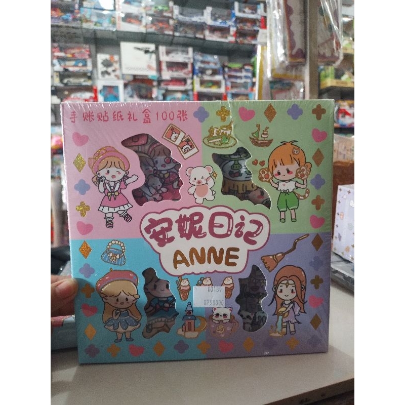 

stiker buku karakter anak viral