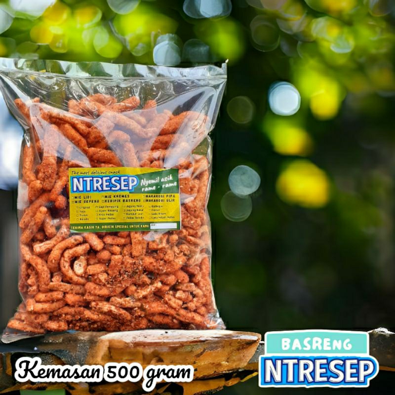 

BASRENG PEDAS DAUN JERUK / BASRENG STIK PEDAS 500 gram