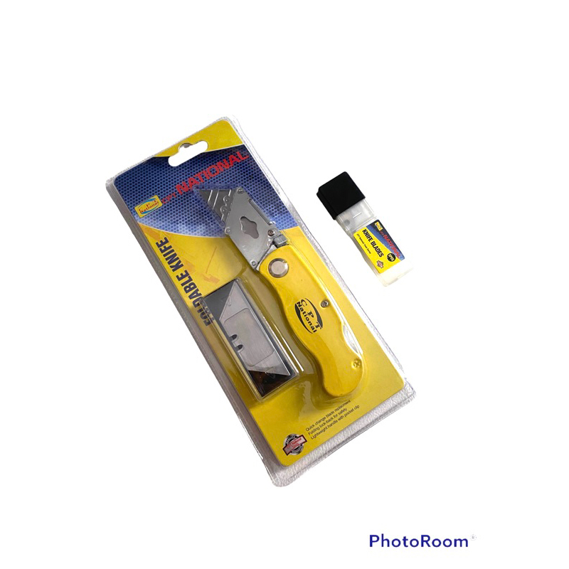 

CPT Nasional Pisau Lipat Cutter Lipat Potong Akrilik GRC Gypsum + Refill mata Pisau