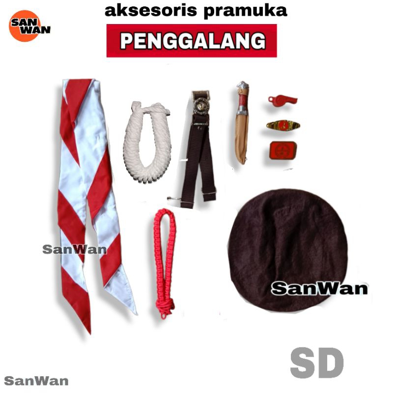 Alat Pramuka Terlaris Perlengkapan Pramuka Penggalang Sekolah SD Set Lengkap