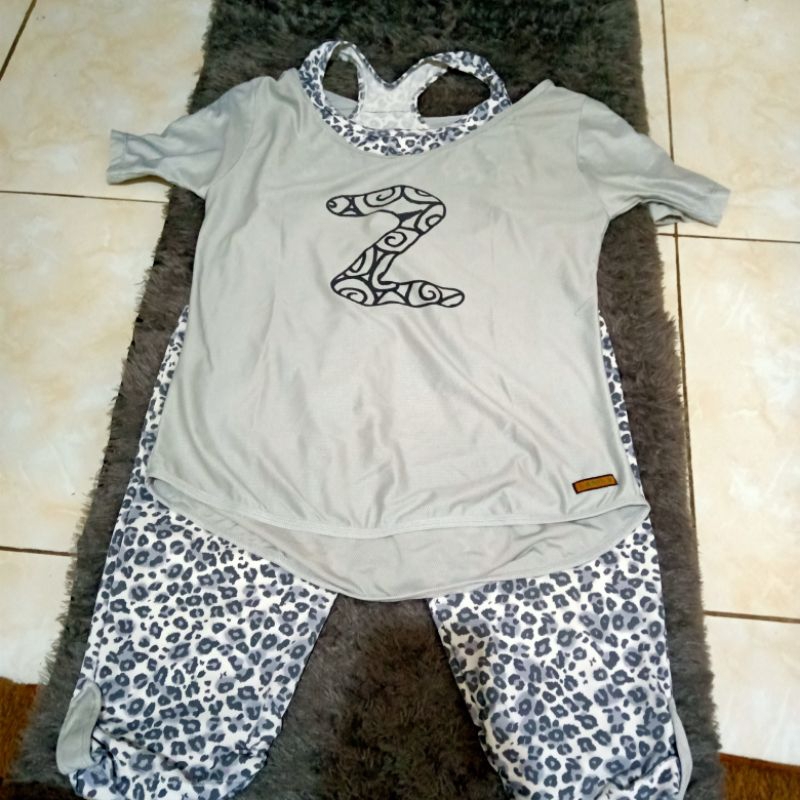 set baju senam zumba lanies PL