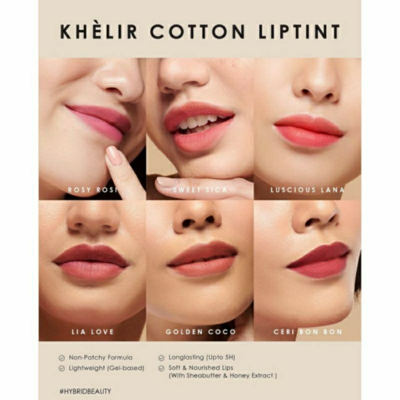 SADA By Cathy Sharon Khelir Cotton Liptint /Liptint 4gr