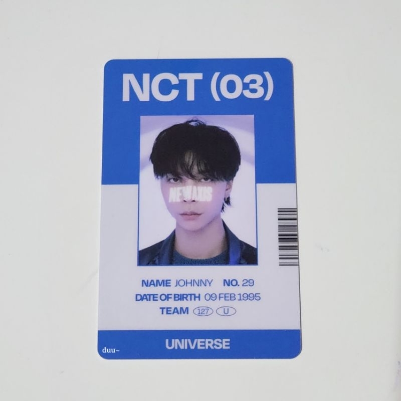 PC ID CARD UNIVERSE JOHNNY