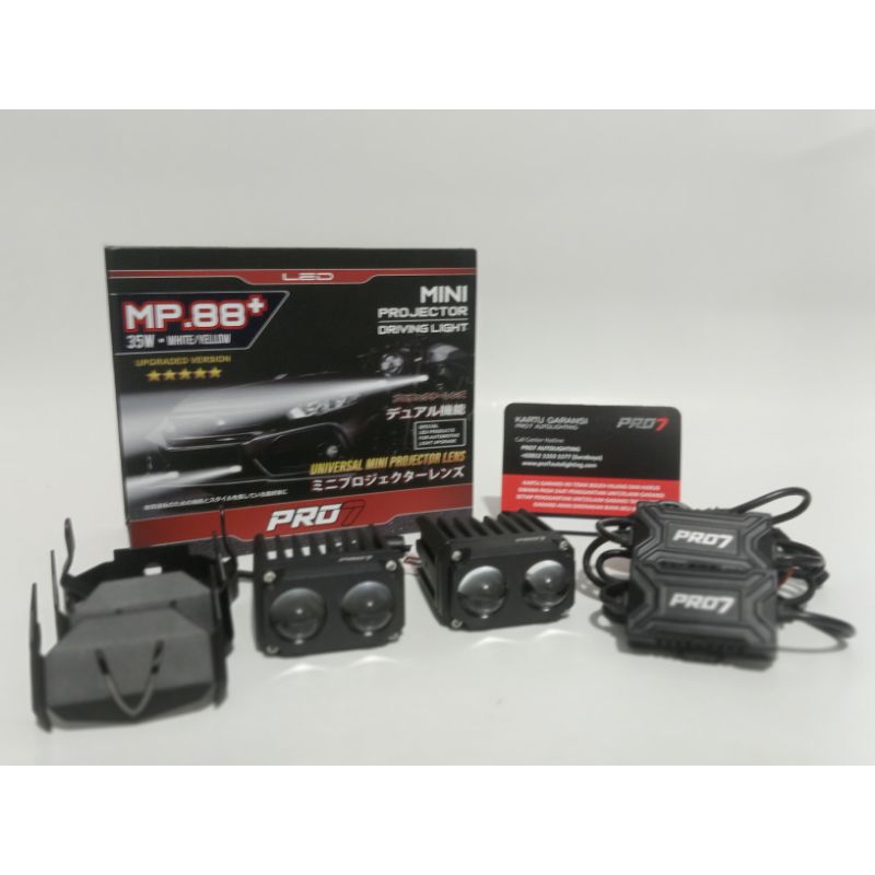 PRO7 MP88+| MINI PROJECTOR DRIVING LIGHT PRO7 MP.88+ 35 W 3500 K & 6000 K