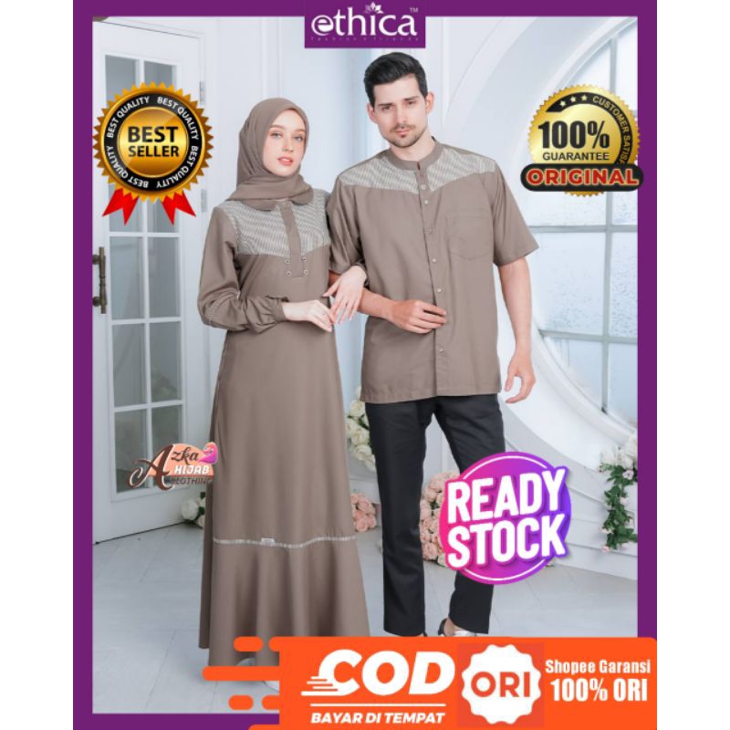 ELFA COUPLE 169 SARIMBIT ETHICA 2023 BAJU COUPLE PASANGAN KEKINIAN / BAJU COUPLE KELUARGA / BAJU MUS