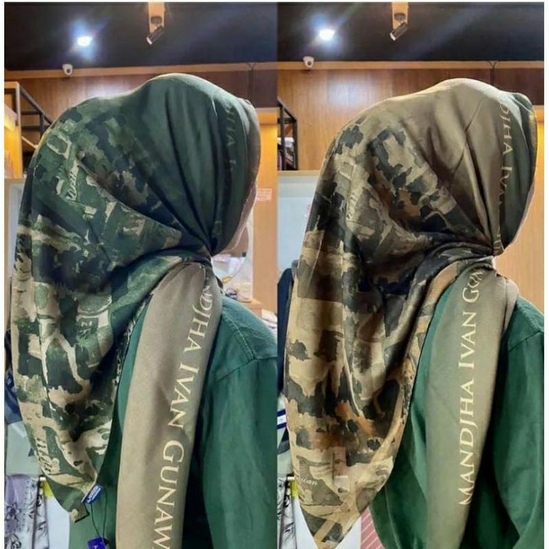 jilbab voal segi empat mandja Ivan Gunawan