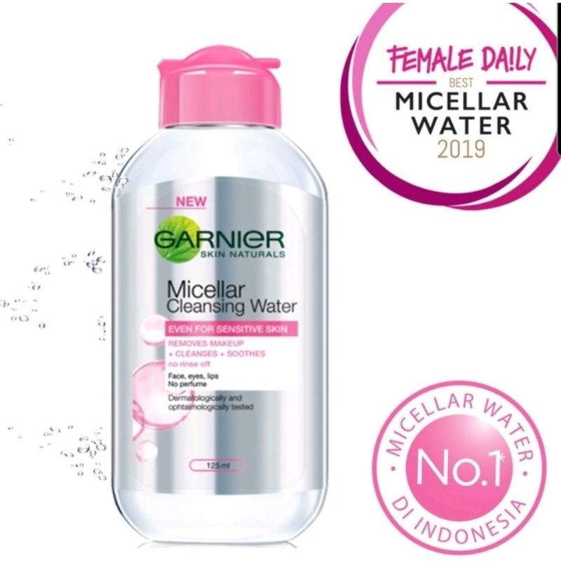 GARNIER MICELLAR CLEANSING WATER BIRU PINK / GARNIER MICELLAR OIL INFUSED