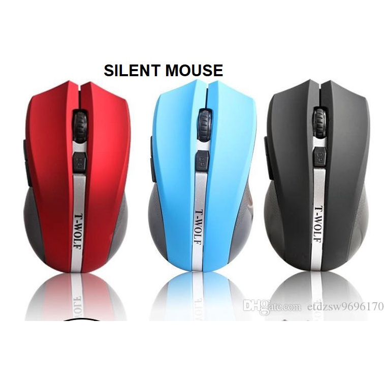 SKU-1104 MOUSE WIRELESS TWOLF Q5 SILENT 6 TOMBOL T-WOLF GAMING MOUSE