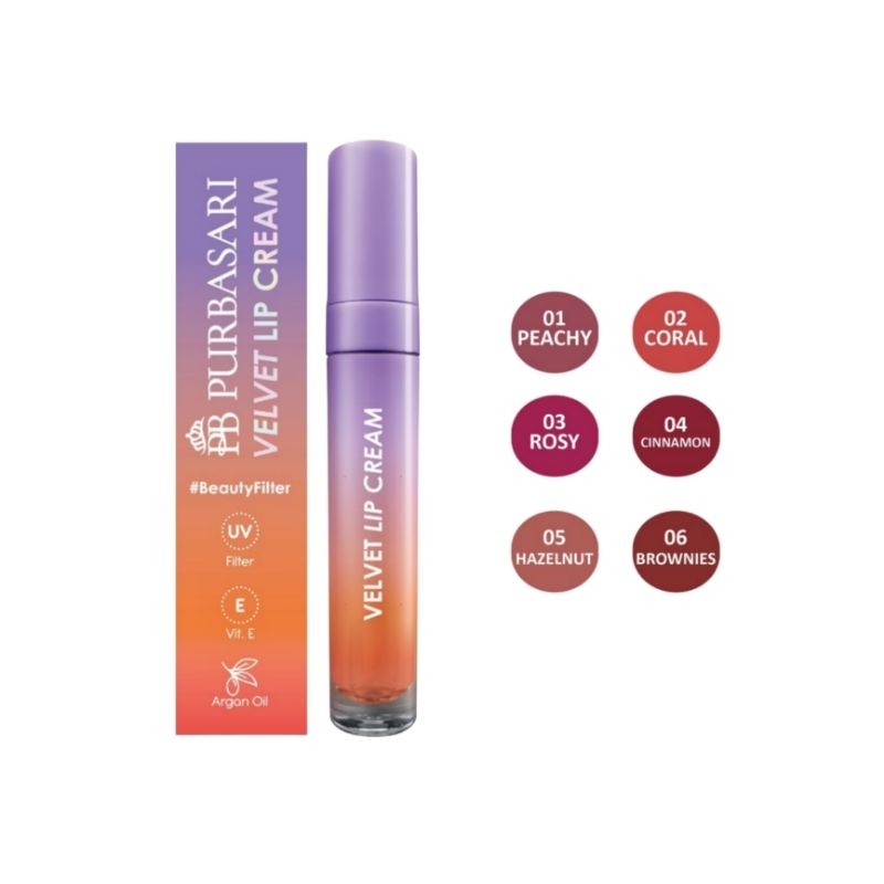 PURBASARI Velevet Lip Cream 4gr