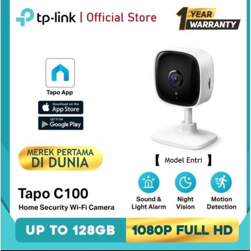 TP-LINK Tapo C100 Home Security Wi-Fi Camera IP camera